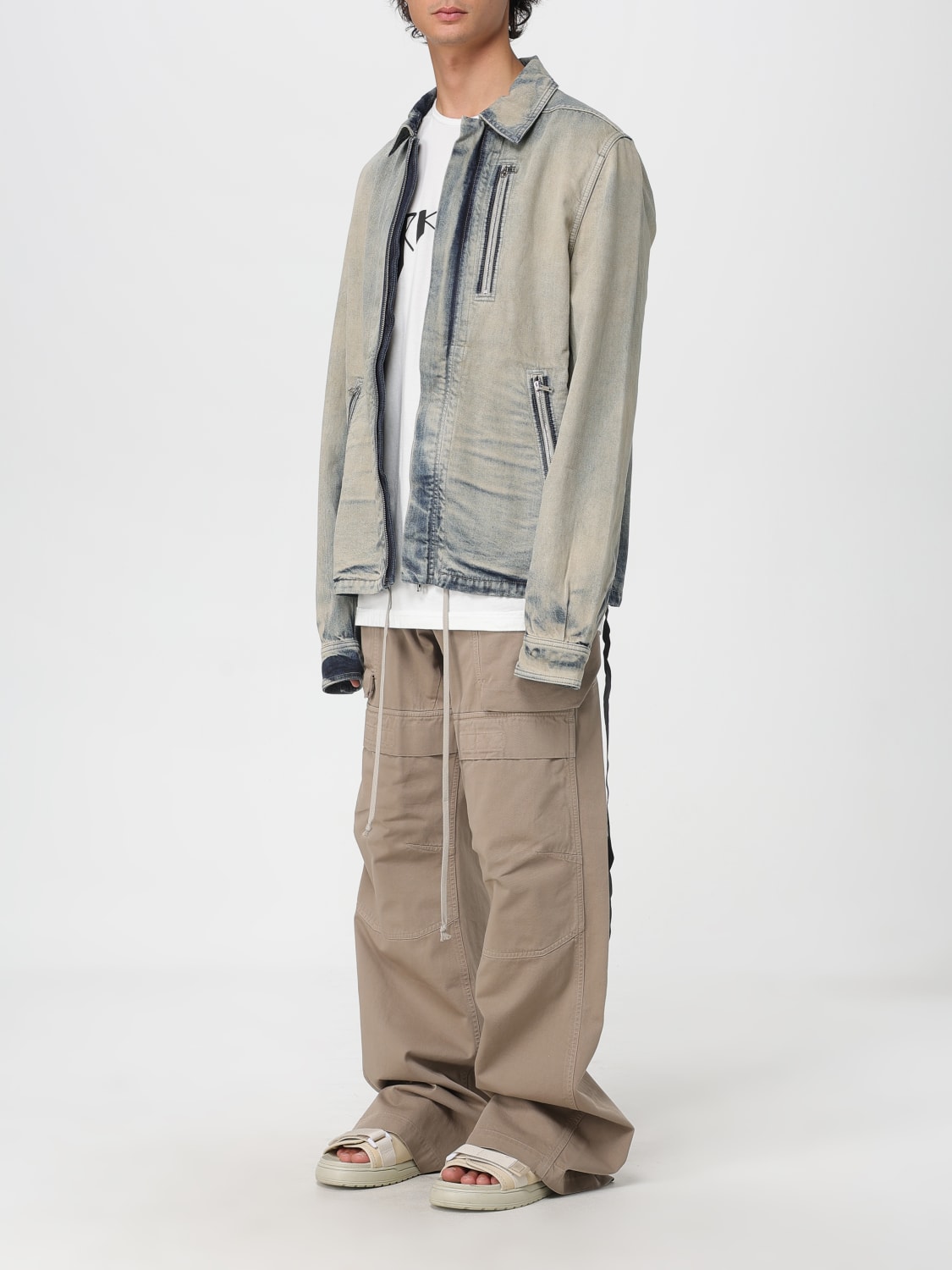 RICK OWENS DRKSHDW JACKET: Jacket men Rick Owens Drkshdw, Pearl - Img 4