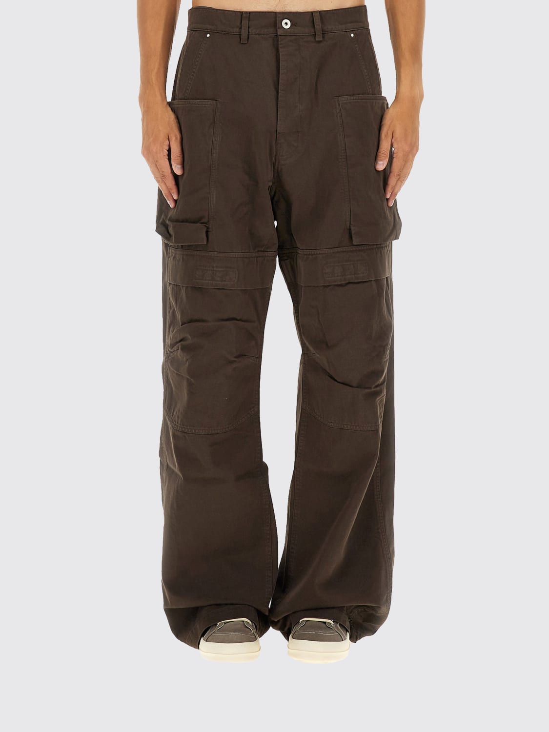 RICK OWENS DRKSHDW PANTALON: Pantalon homme Rick Owens Drkshdw, Marron - Img 1