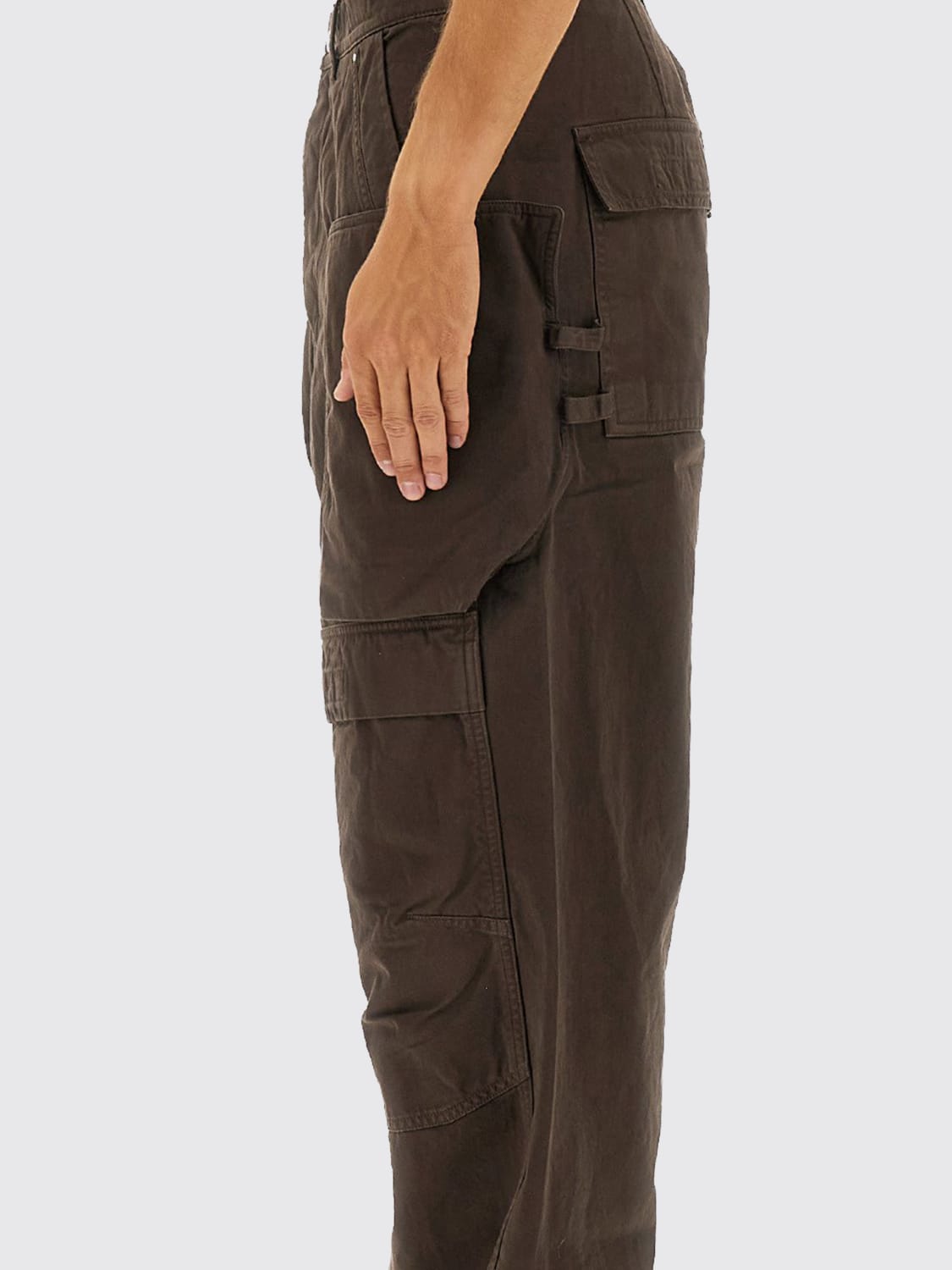 RICK OWENS DRKSHDW PANTALON: Pantalon homme Rick Owens Drkshdw, Marron - Img 4