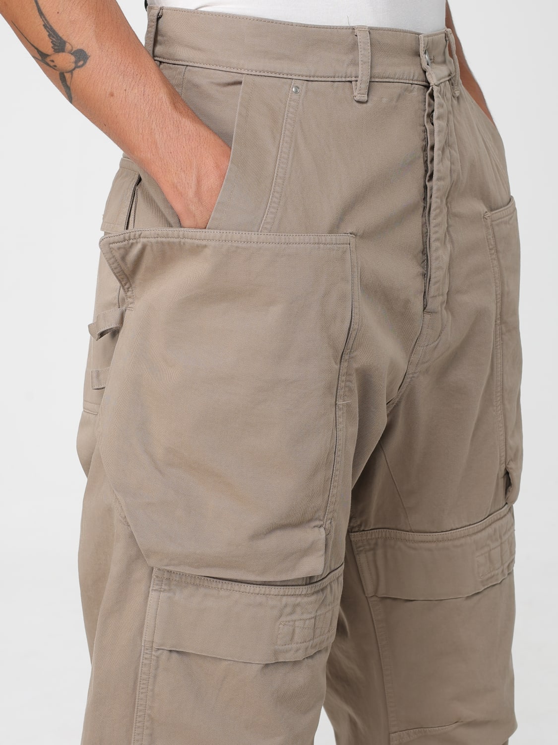 RICK OWENS DRKSHDW PANTALON: Pantalon homme Rick Owens Drkshdw, Perle - Img 5