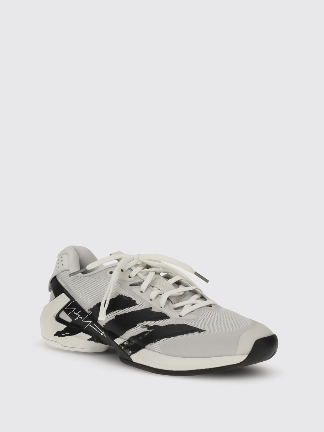 Y-3 SNEAKERS: Sneakers Adizero Ubersonic 5 Y-3 in mesh , Grigio - Img 2