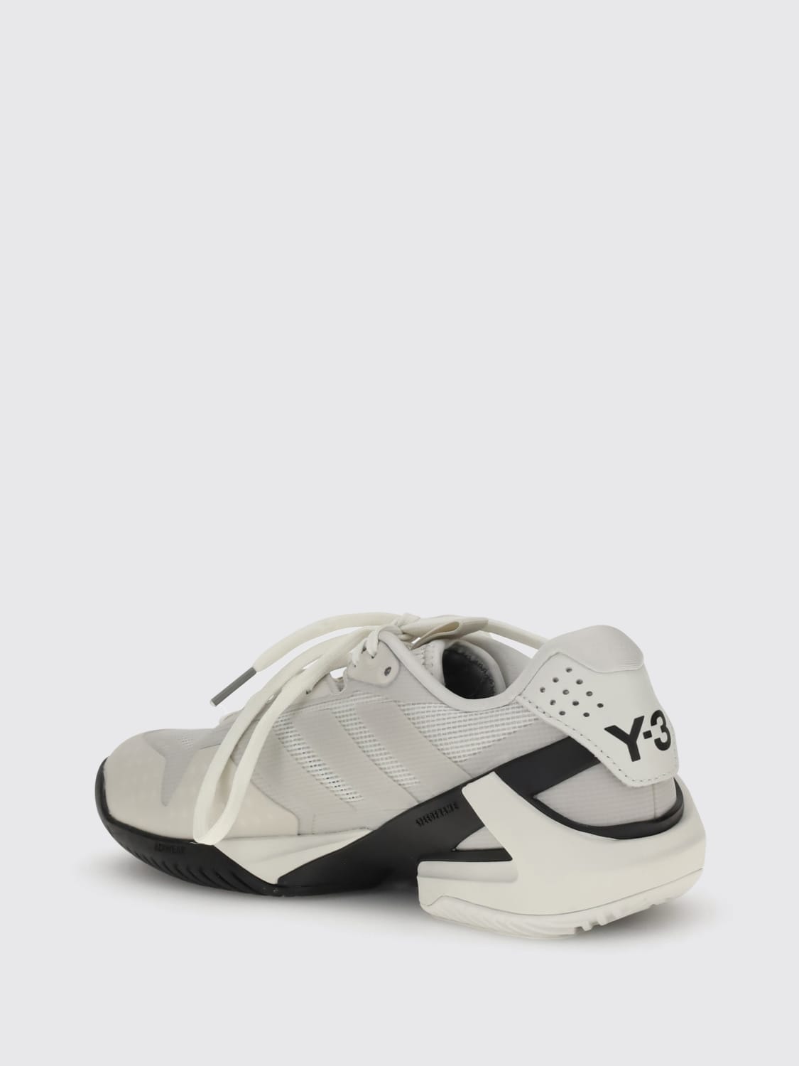 Y-3 SNEAKERS: Sneakers Adizero Ubersonic 5 Y-3 in mesh , Grigio - Img 3