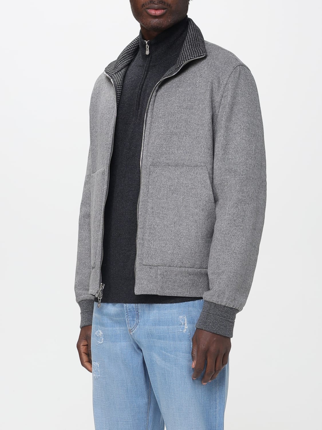 BRUNELLO CUCINELLI JACKET: Jacket men Brunello Cucinelli, Grey - Img 4