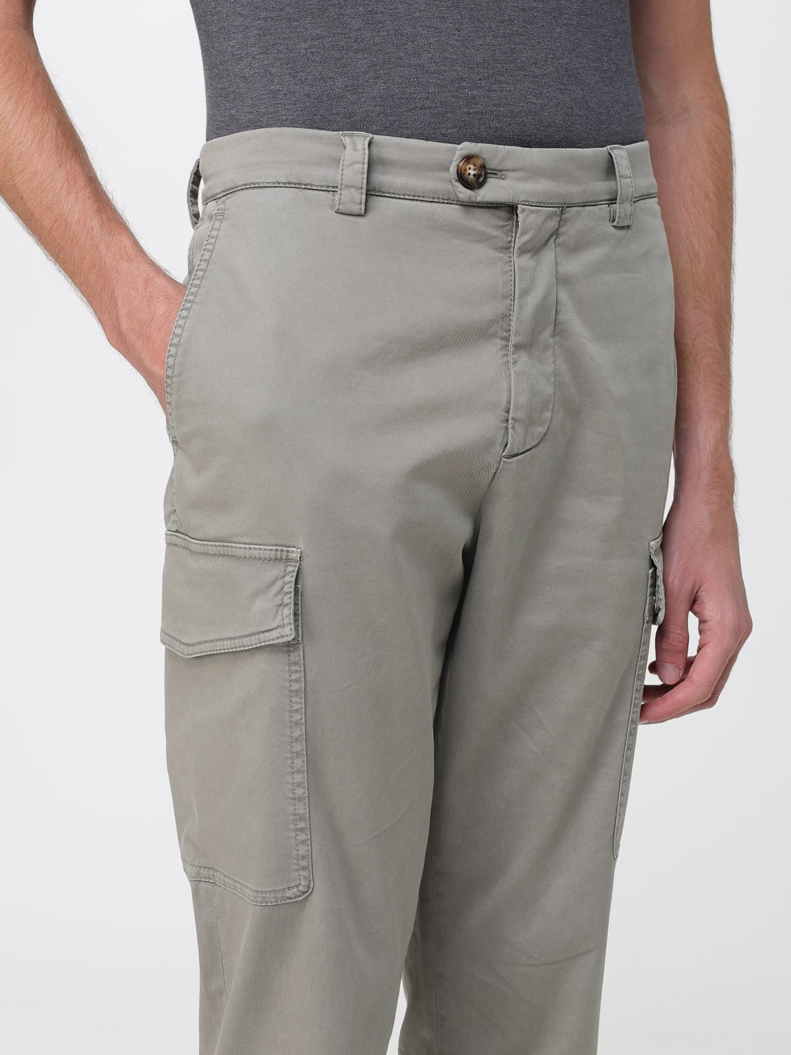 BRUNELLO CUCINELLI PANTS: Pants men Brunello Cucinelli, Kaki - Img 5