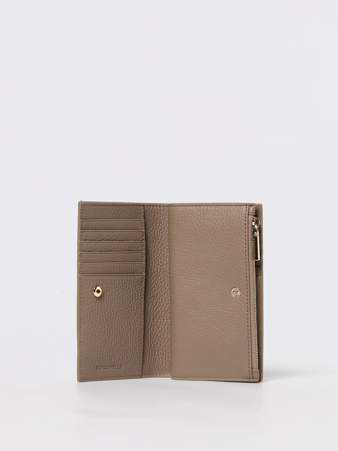 COCCINELLE WALLET: Wallet woman Coccinelle, Beige - Img 2