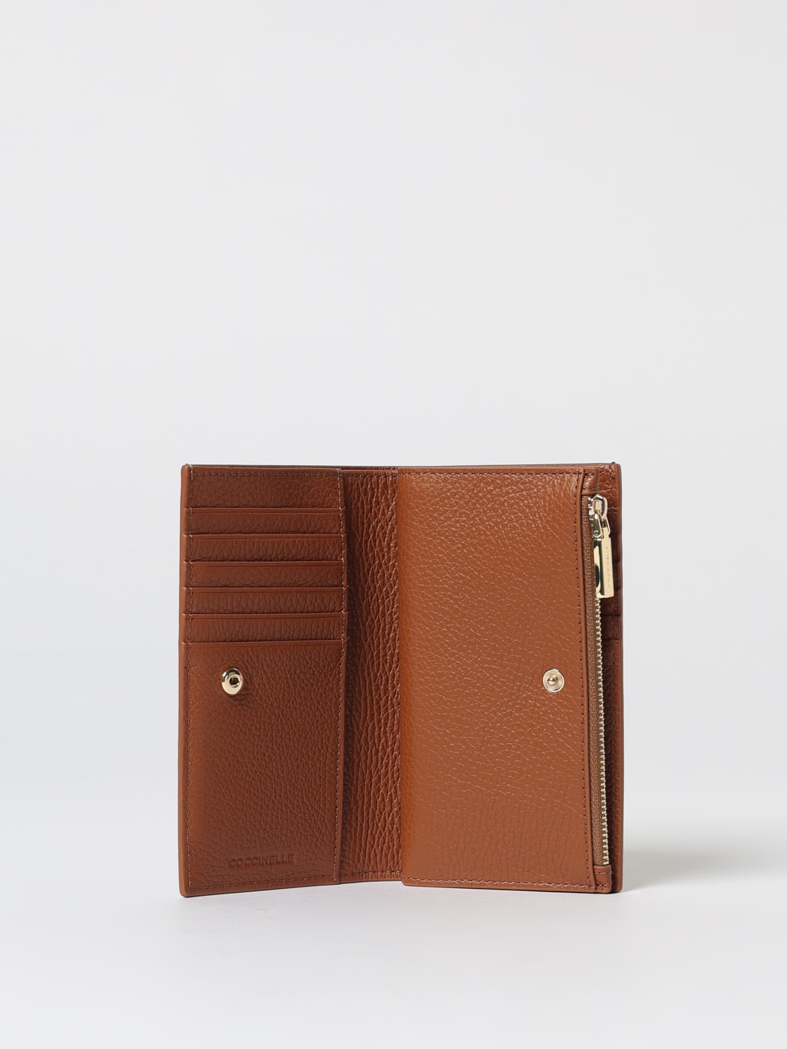 COCCINELLE WALLET: Wallet woman Coccinelle, Brown - Img 2