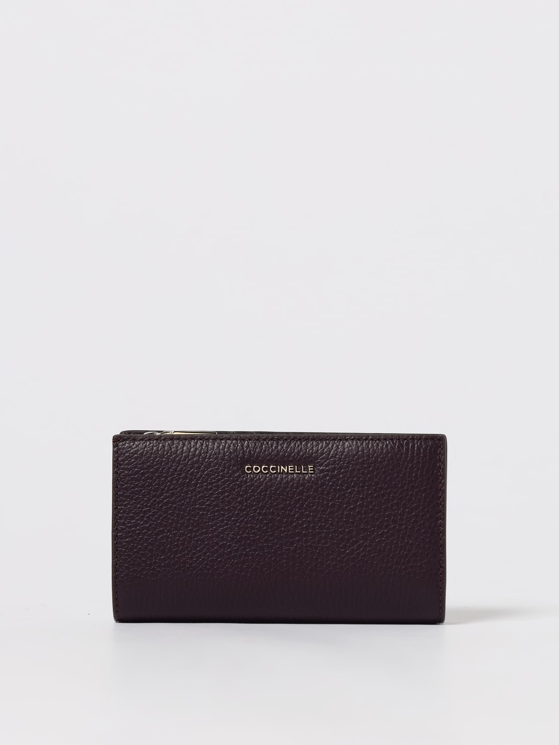 COCCINELLE WALLET: Wallet woman Coccinelle, Plum - Img 1