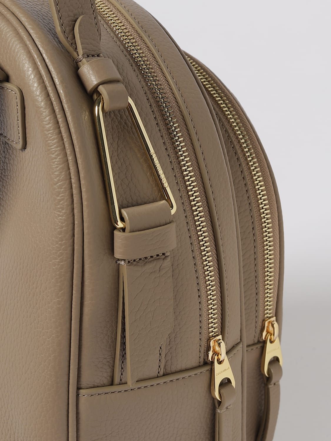 COCCINELLE SAC À DOS: Sac à dos femme Coccinelle, Beige - Img 3