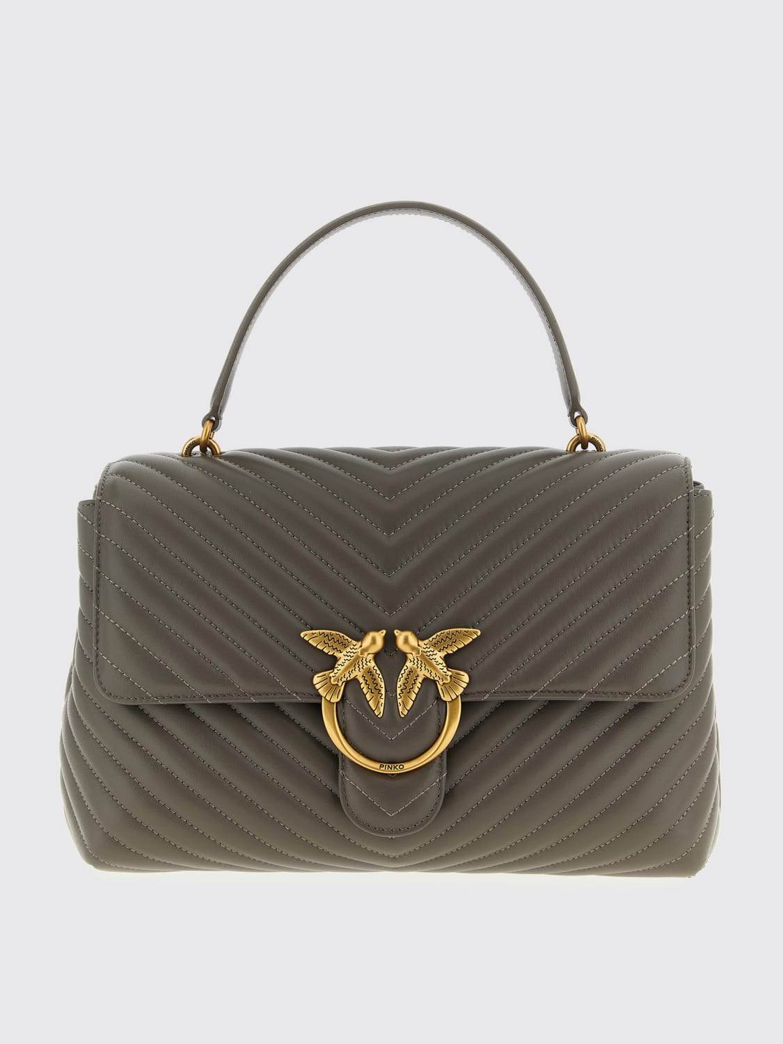 PINKO HANDBAG: Shoulder bag woman Pinko, Grey - Img 1