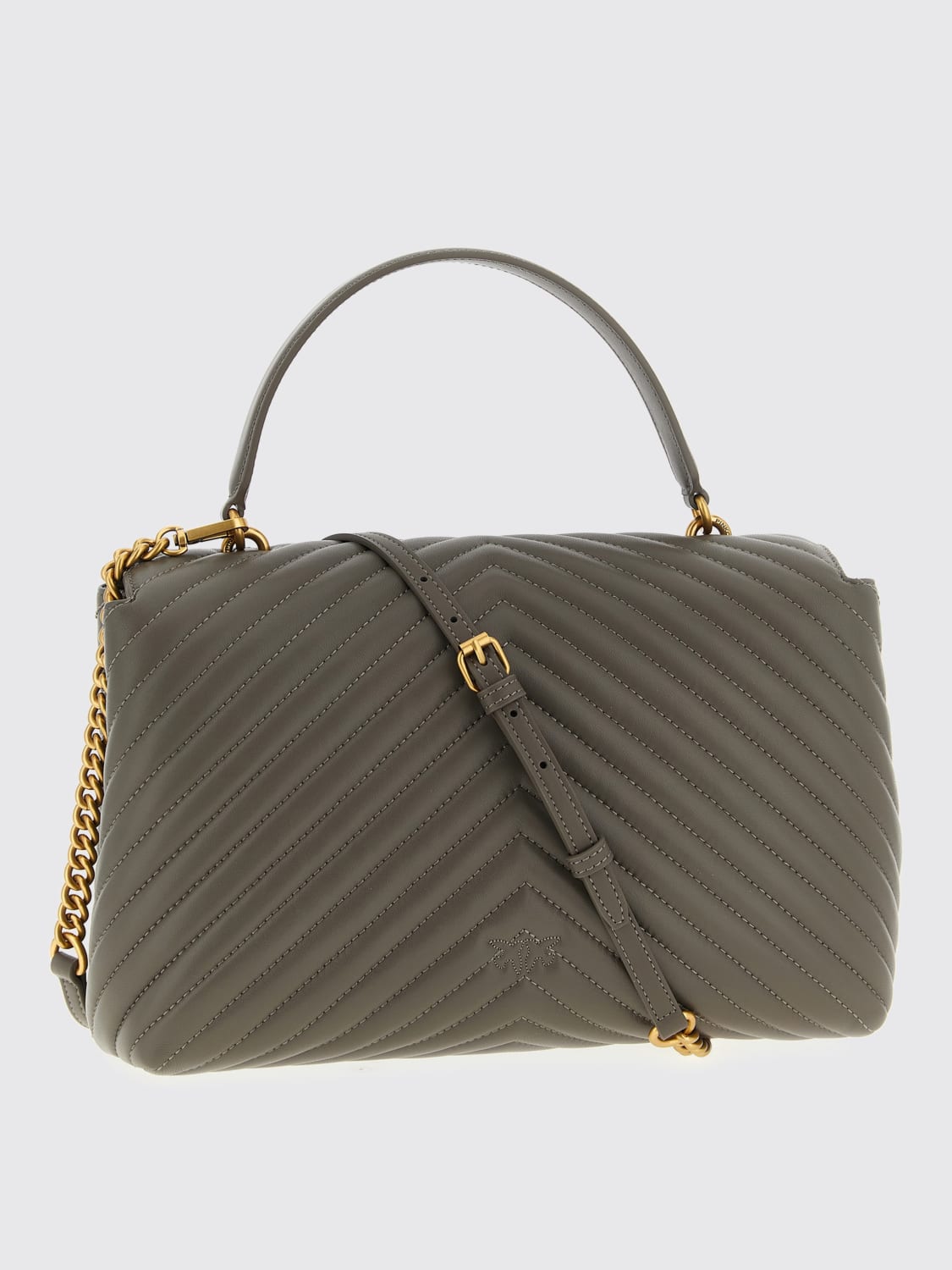 PINKO HANDBAG: Shoulder bag woman Pinko, Grey - Img 2