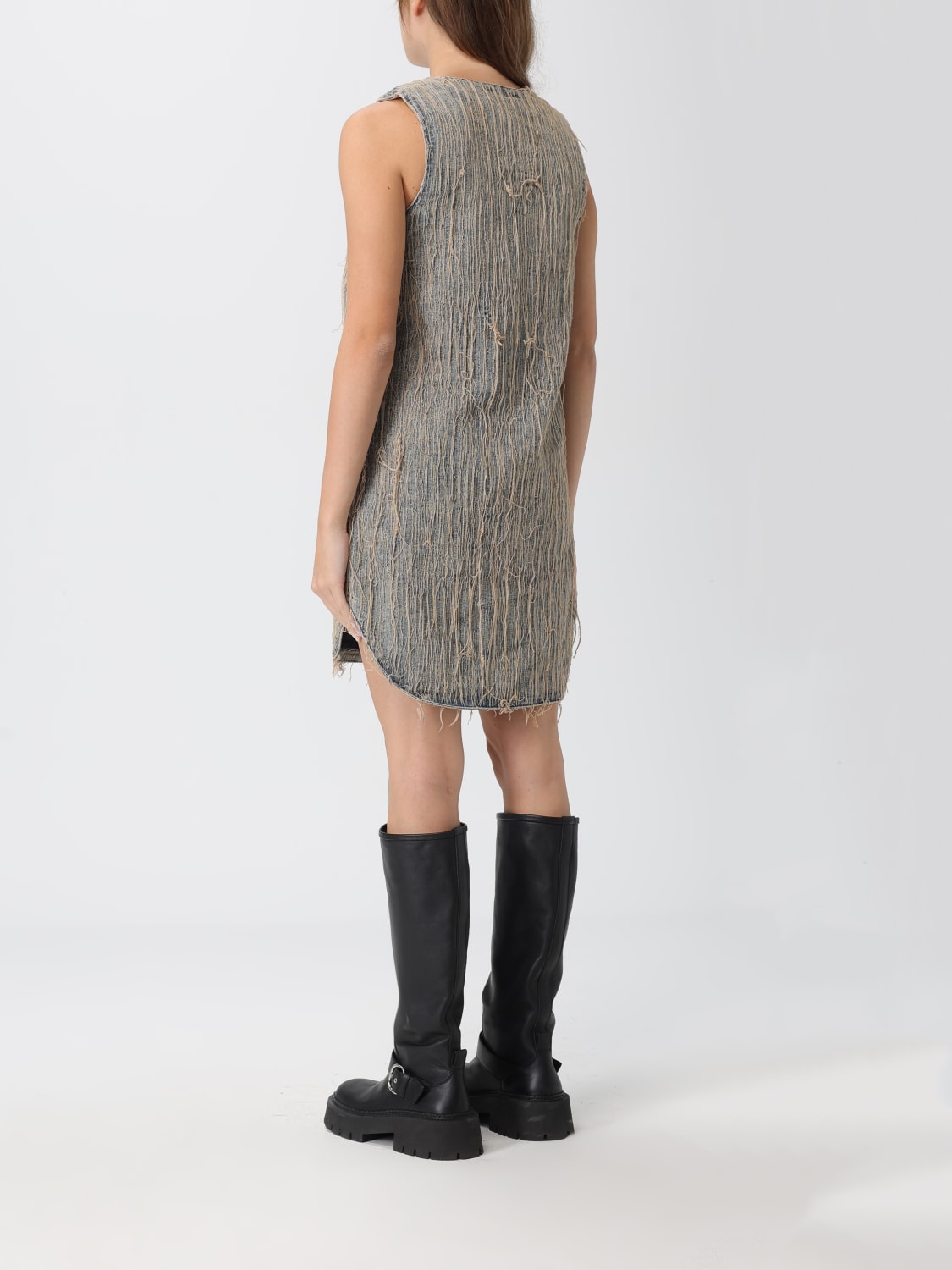 DIESEL VESTIDO: Mono pieza mujer Diesel, Azul Oscuro - Img 2