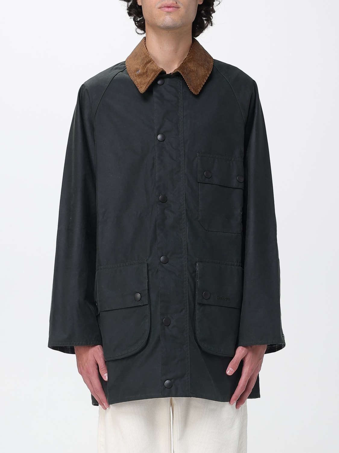 BARBOUR CHAQUETA: Abrigo hombre Barbour, Verde Salvia - Img 1