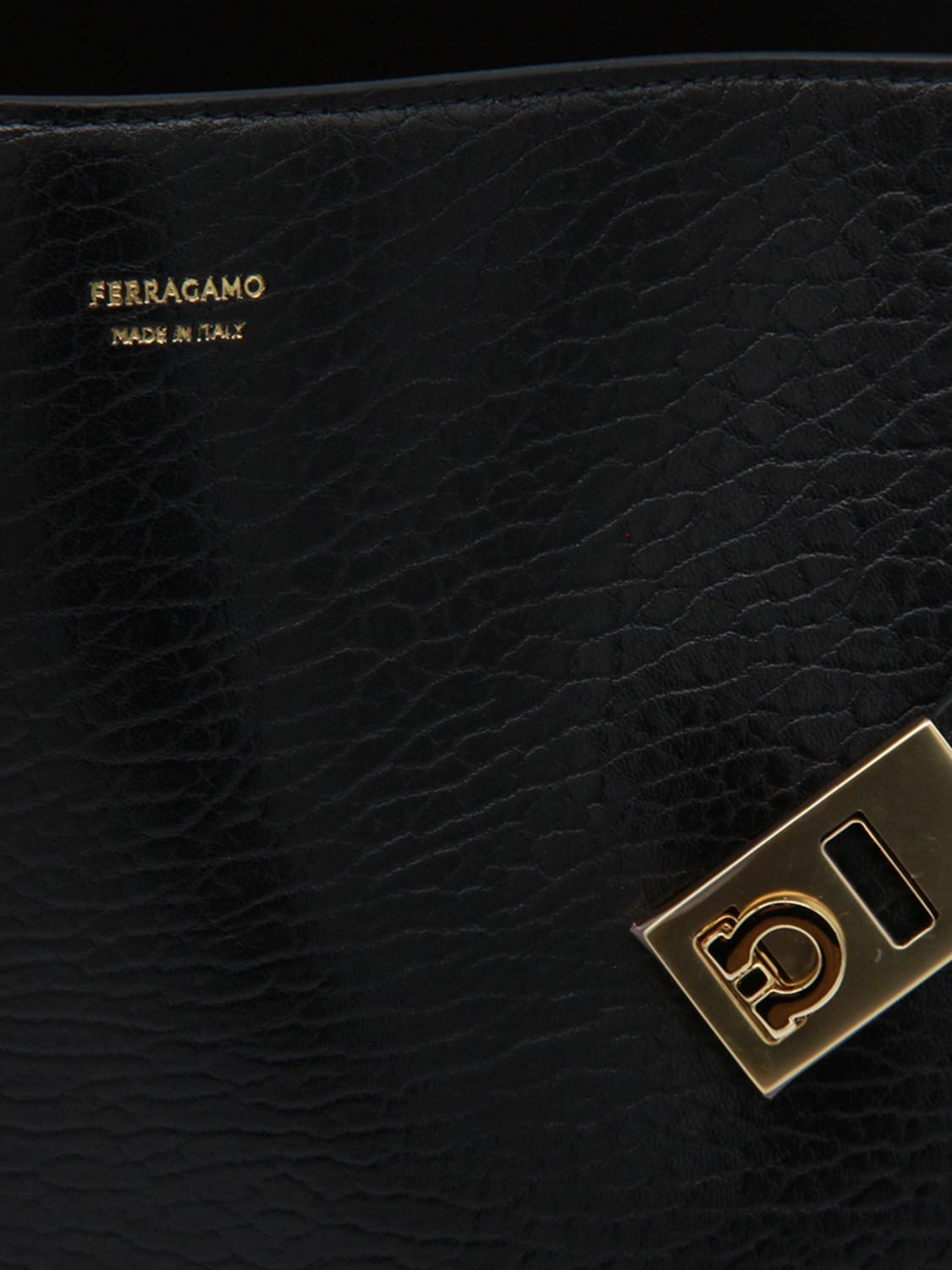 FERRAGAMO SHOULDER BAG: Shoulder bag woman Ferragamo, Black - Img 4