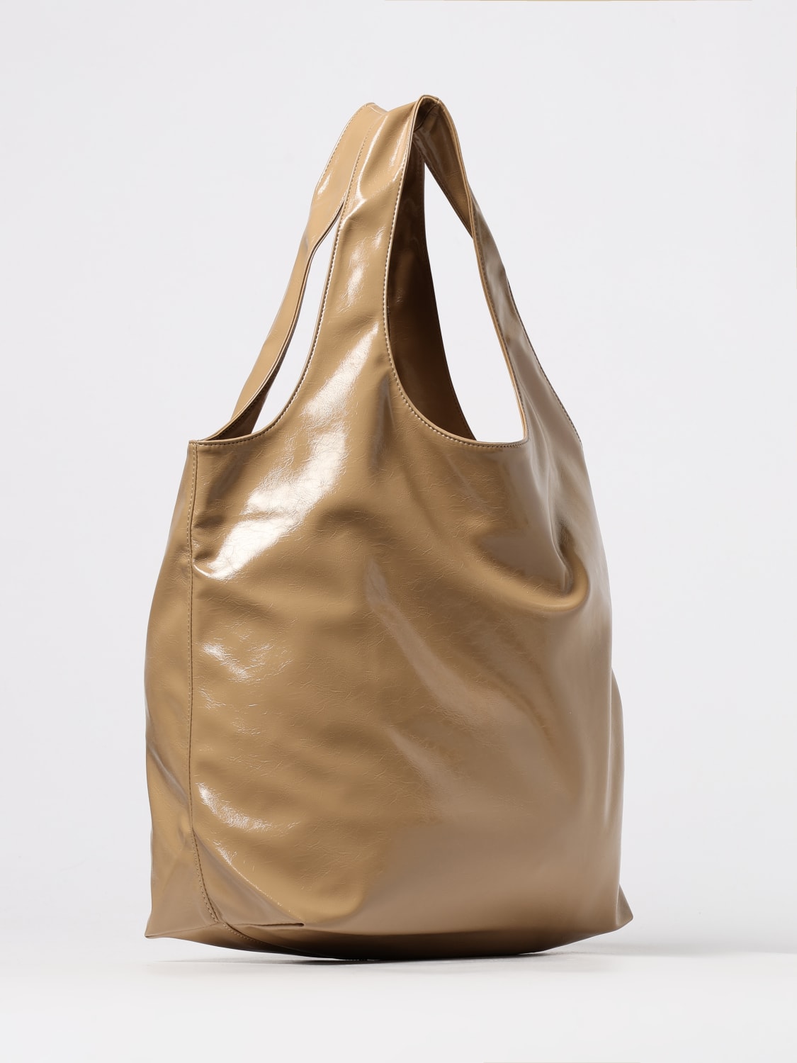 A.P.C. BORSA A TRACOLLA: Borsa Tote A.P.C. in pelle sintetica lucida , Beige - Img 2