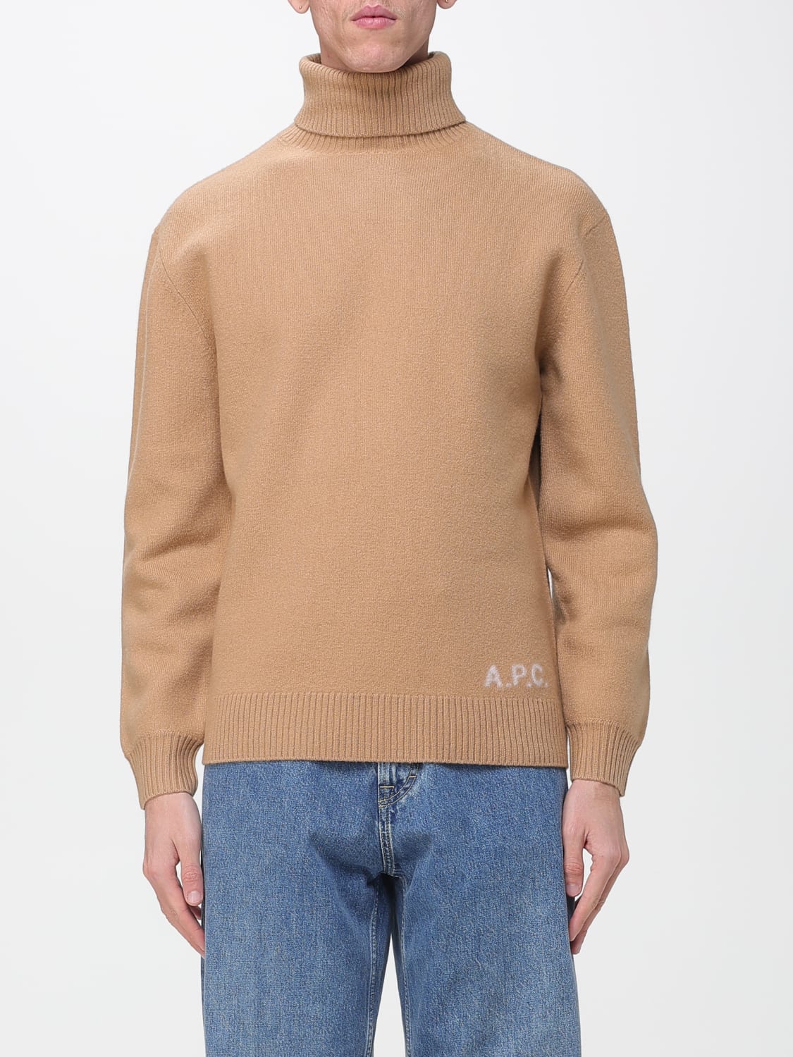 A.P.C. SWEATER: Sweater men A.P.C., Brown - Img 1