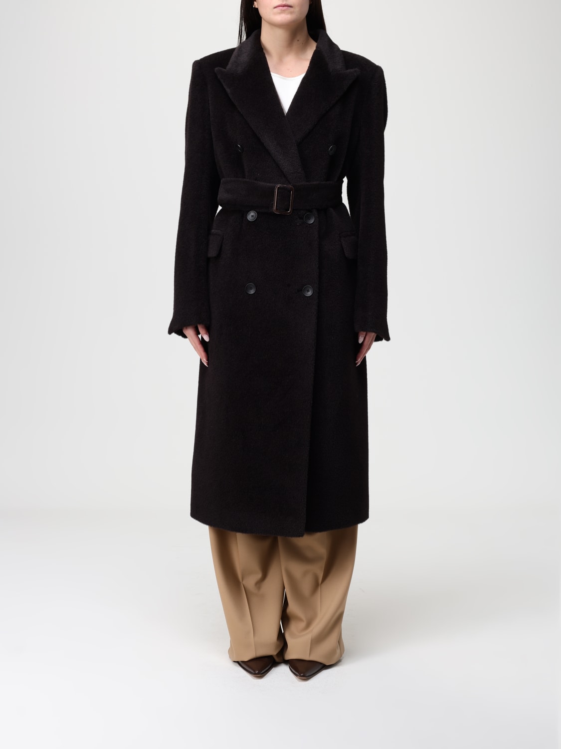 TAGLIATORE COAT: Coat woman Tagliatore, Brown - Img 1