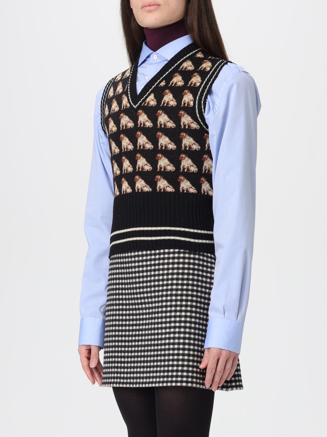 VALENTINO SWEATER: Sweater woman Valentino, Black - Img 4