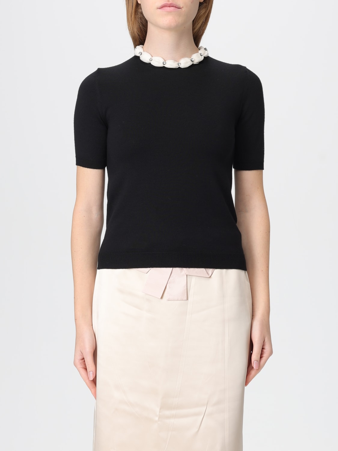 VALENTINO JERSEY: Jersey mujer Valentino, Negro - Img 1