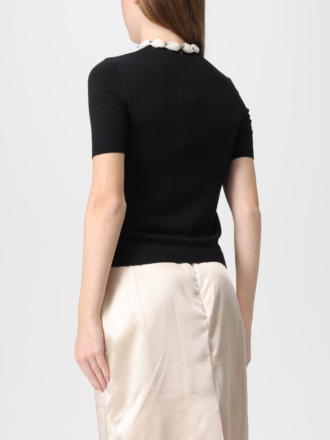 VALENTINO JERSEY: Jersey mujer Valentino, Negro - Img 3