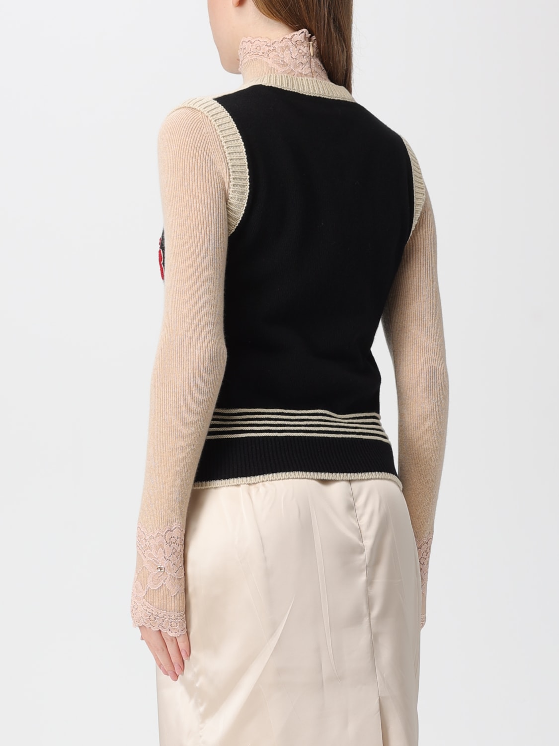 VALENTINO SWEATER: Sweater woman Valentino, Black - Img 3