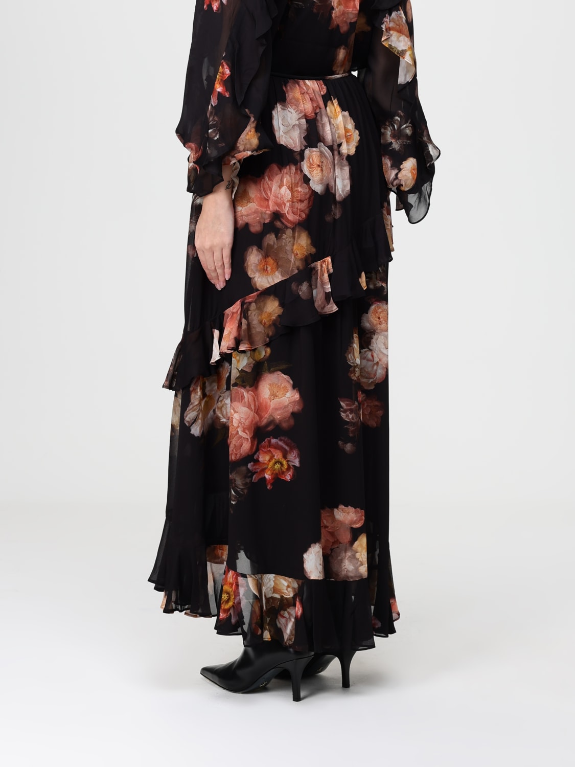 ZIMMERMANN GONNA: Gonna Zimmermann in chiffon con stampa floreale , Fantasia - Img 3