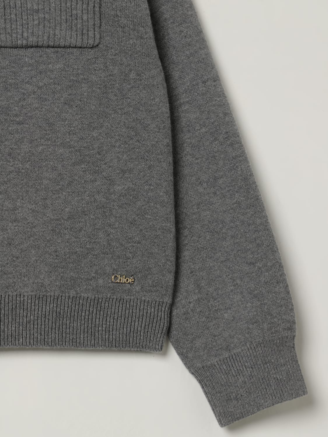 CHLOÉ PULLOVER: Pullover kinder ChloÉ, Grau - Img 3