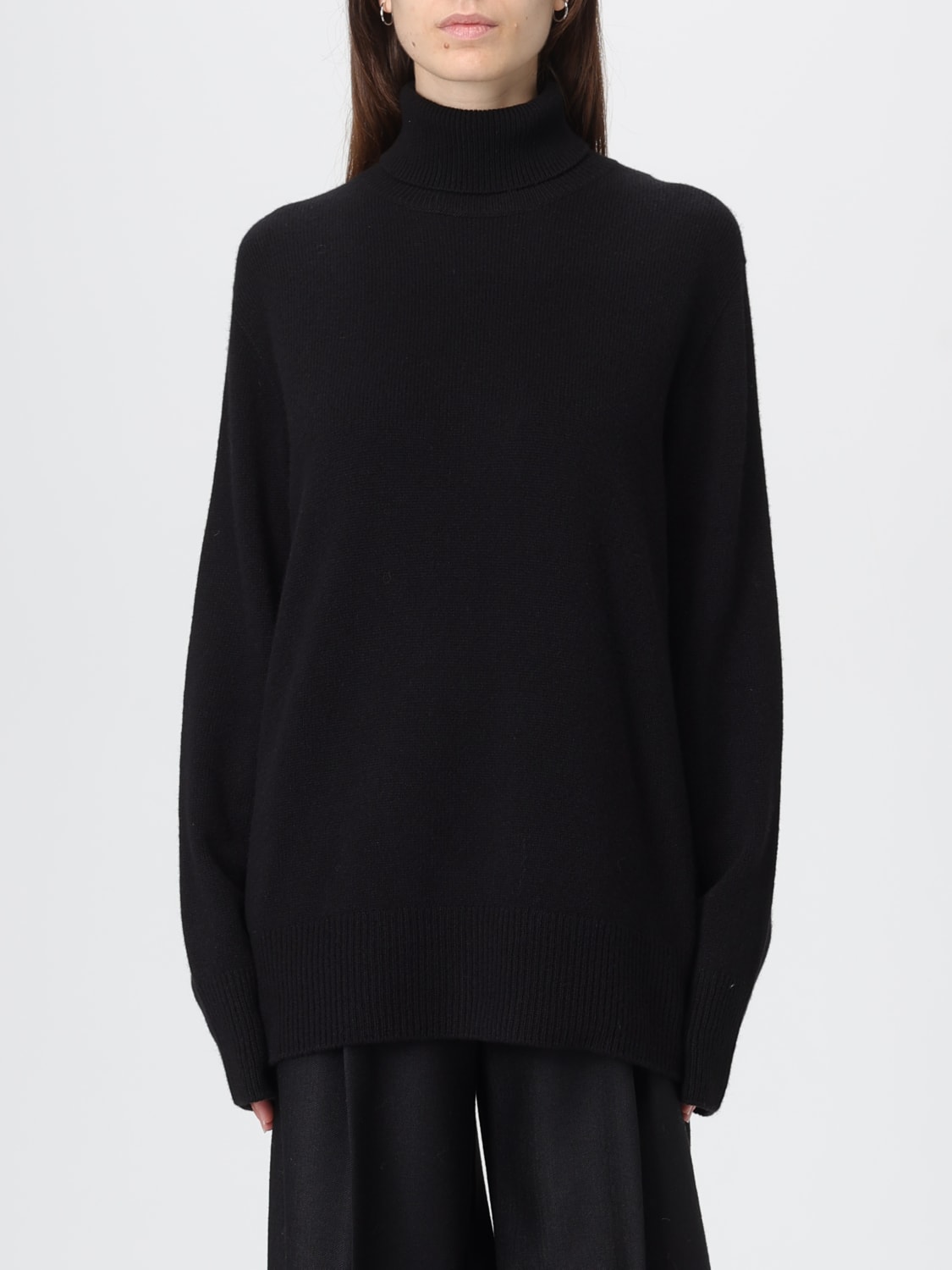 THE ROW 毛衣: 毛衣 女士 The Row, 黑色 - Img 1