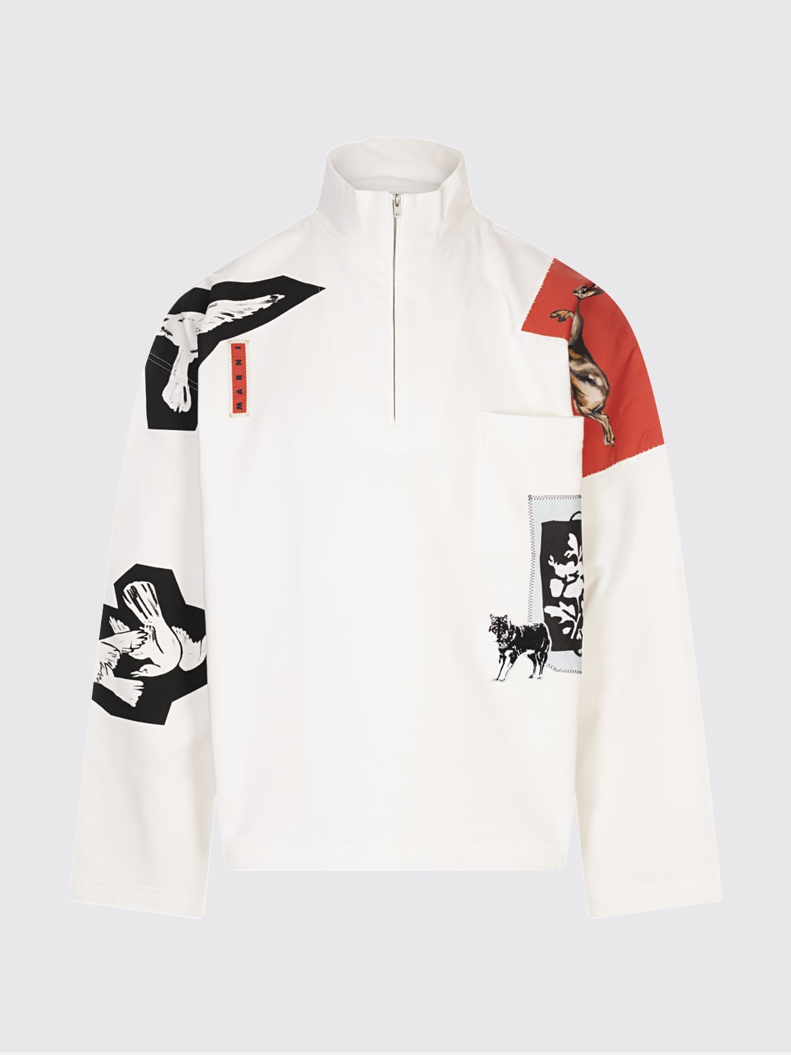 MARNI SWEATSHIRT: Sweater men Marni, White - Img 1