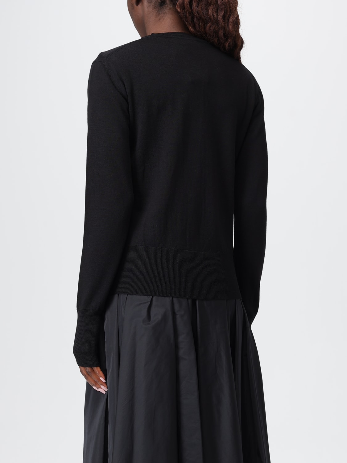 VIVIENNE WESTWOOD MAGLIA: Cardigan in lana vergine Vivienne Westwood, Nero - Img 3