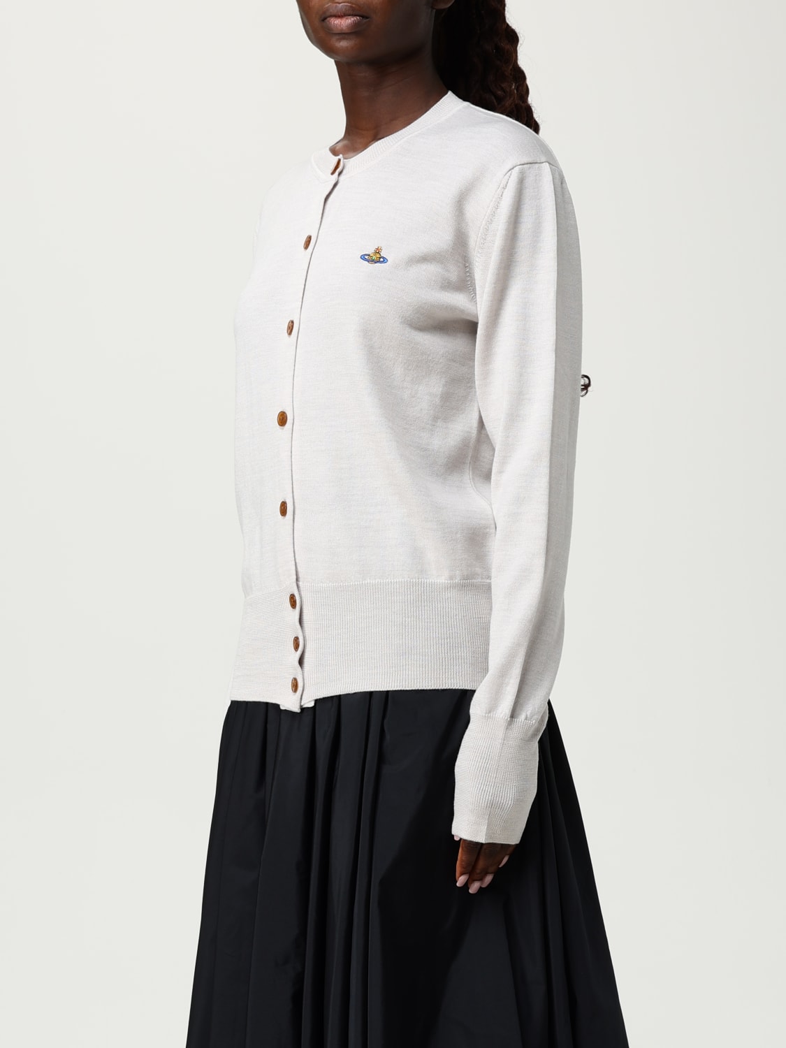 VIVIENNE WESTWOOD PULL: Pull femme Vivienne Westwood, Gris - Img 4