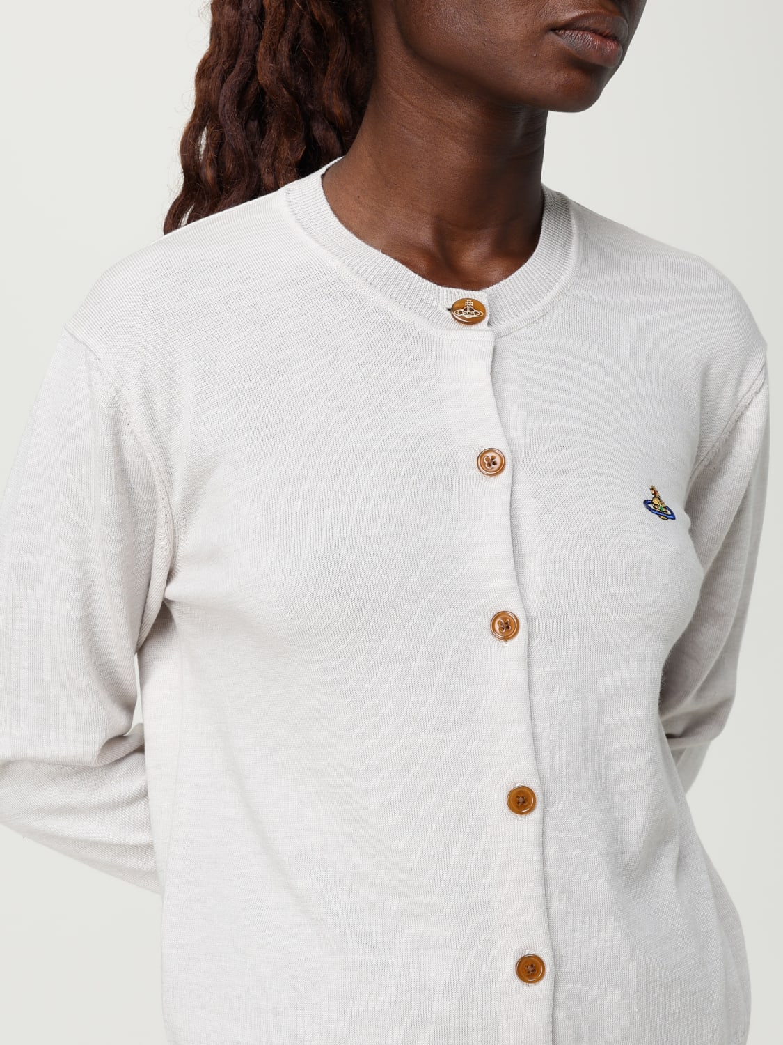 VIVIENNE WESTWOOD PULL: Pull femme Vivienne Westwood, Gris - Img 5