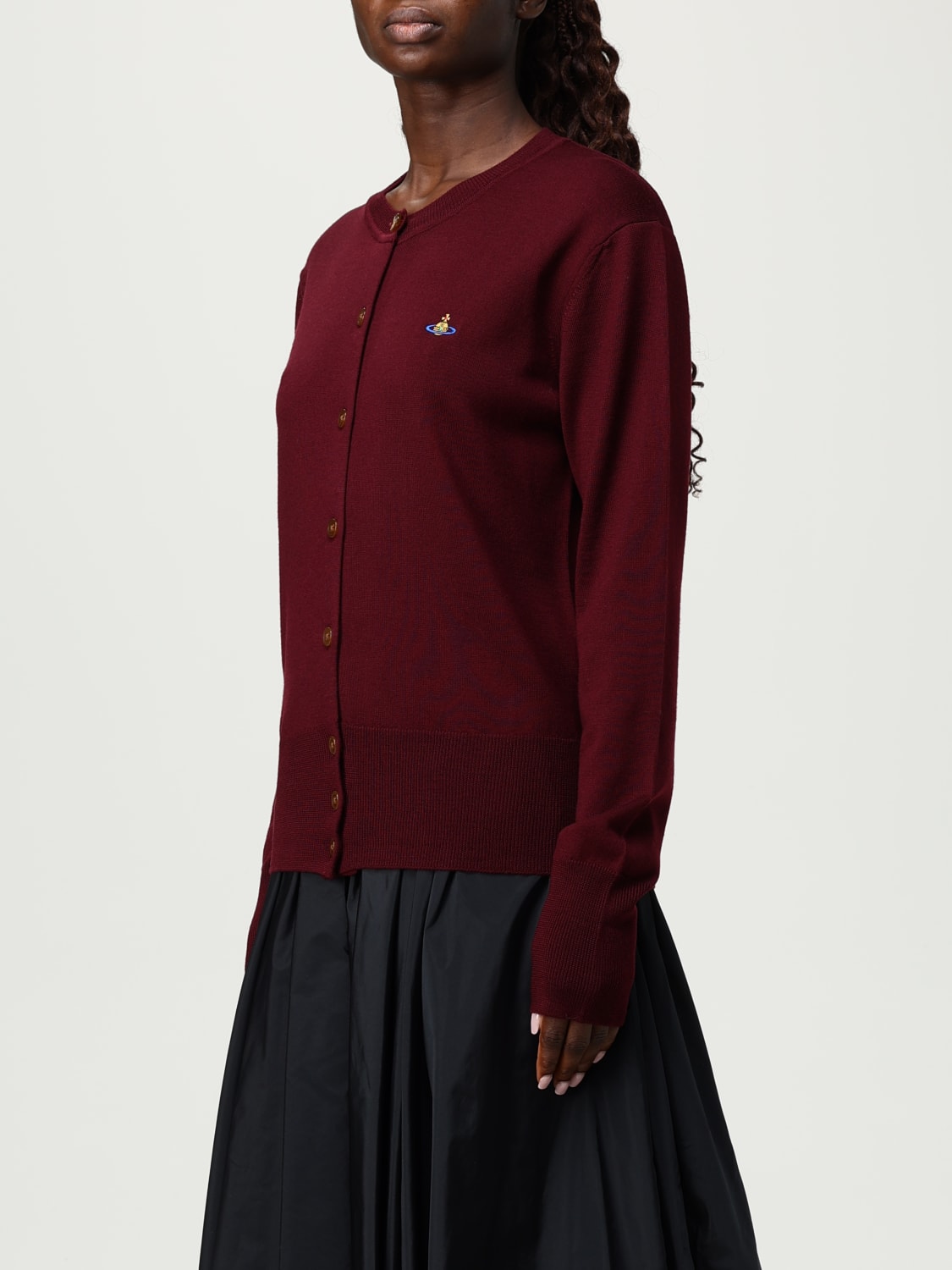 VIVIENNE WESTWOOD PULL: Pull femme Vivienne Westwood, Rouge Brique - Img 4