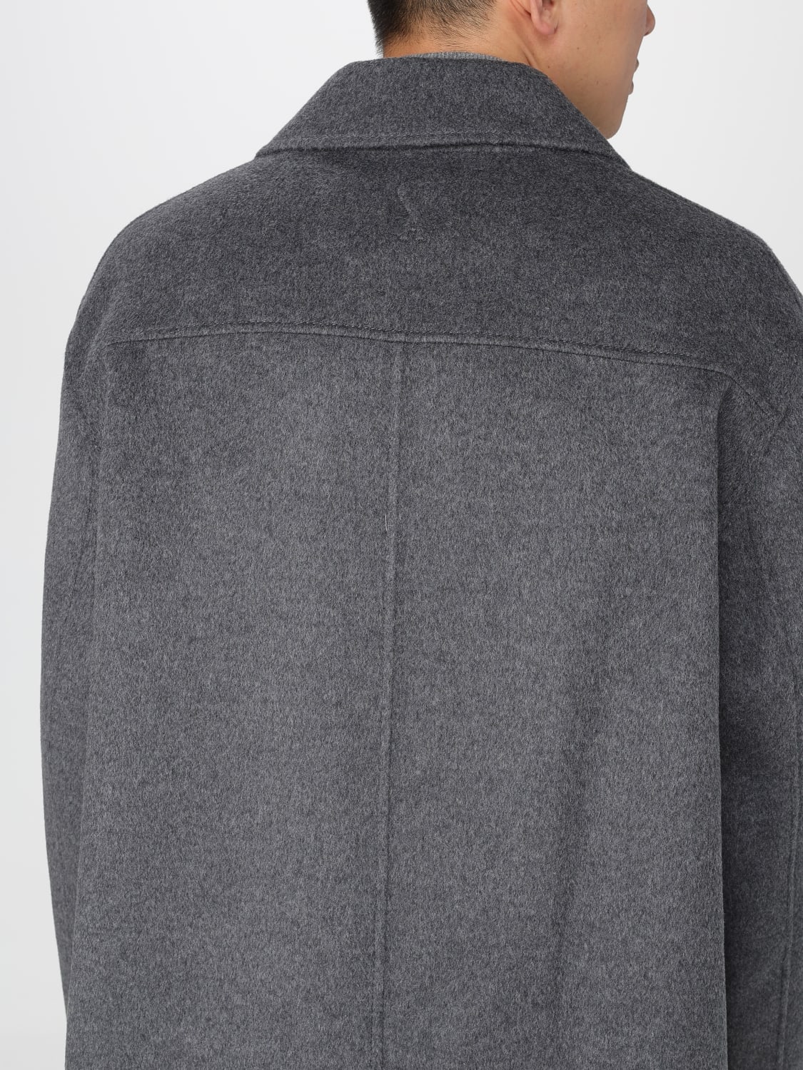 AMI PARIS COAT: Coat men Ami Paris, Grey - Img 5
