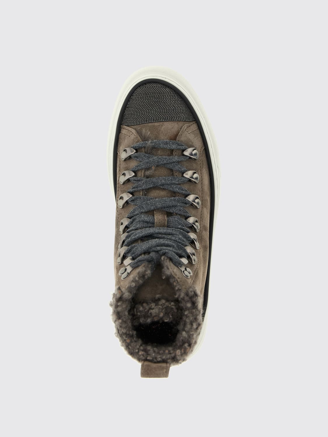 BRUNELLO CUCINELLI SNEAKERS: Sneakers woman Brunello Cucinelli, Grey - Img 4