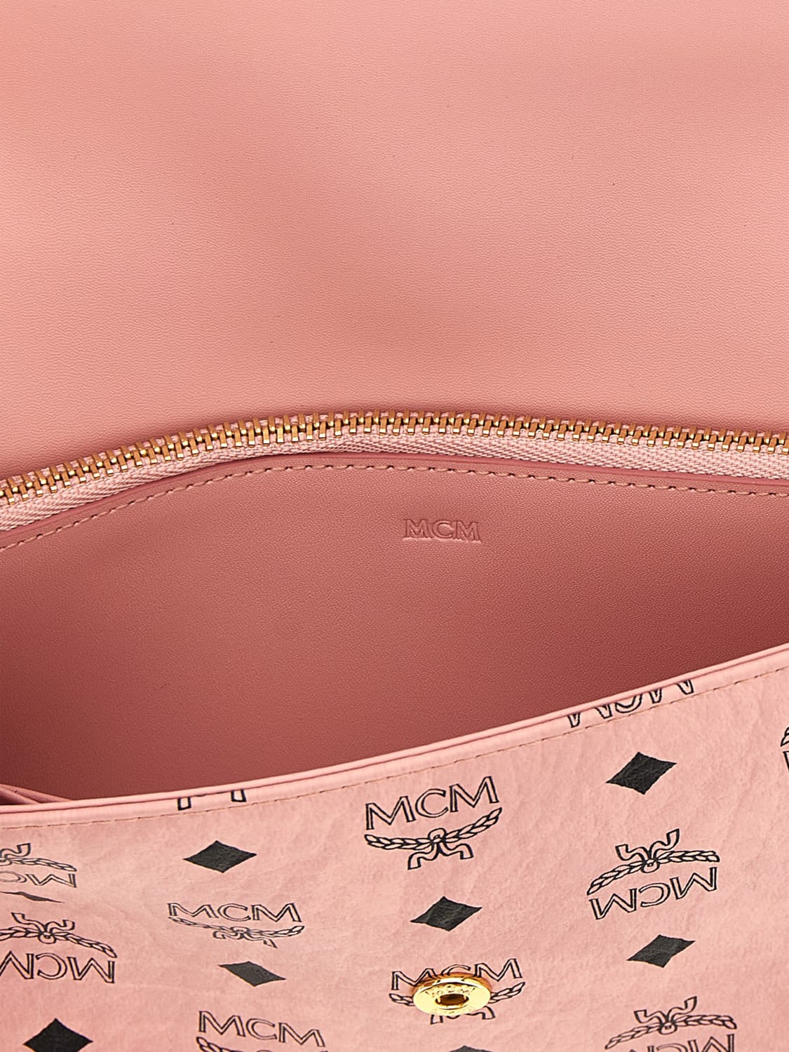 MCM MINI BAG: Briefcase woman Mcm, Pink - Img 4