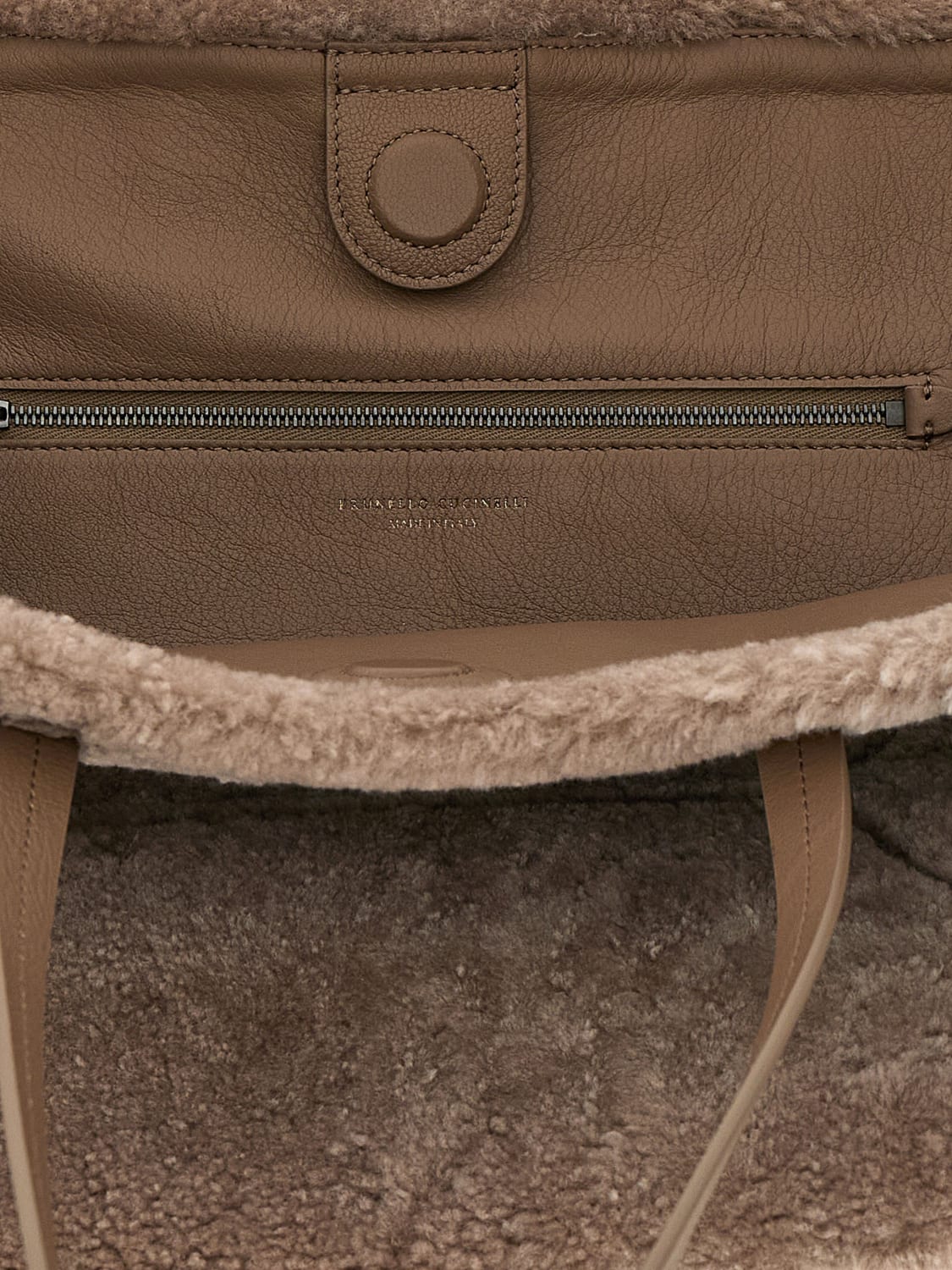 BRUNELLO CUCINELLI TOTE BAG: Shoulder bag woman Brunello Cucinelli, Grey - Img 4