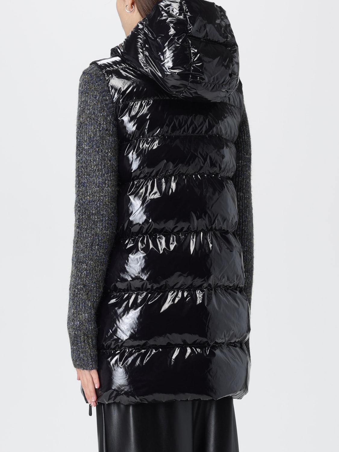 PINKO GILET: Gilet Graffetta trapuntato Pinko in nylon , Nero - Img 2