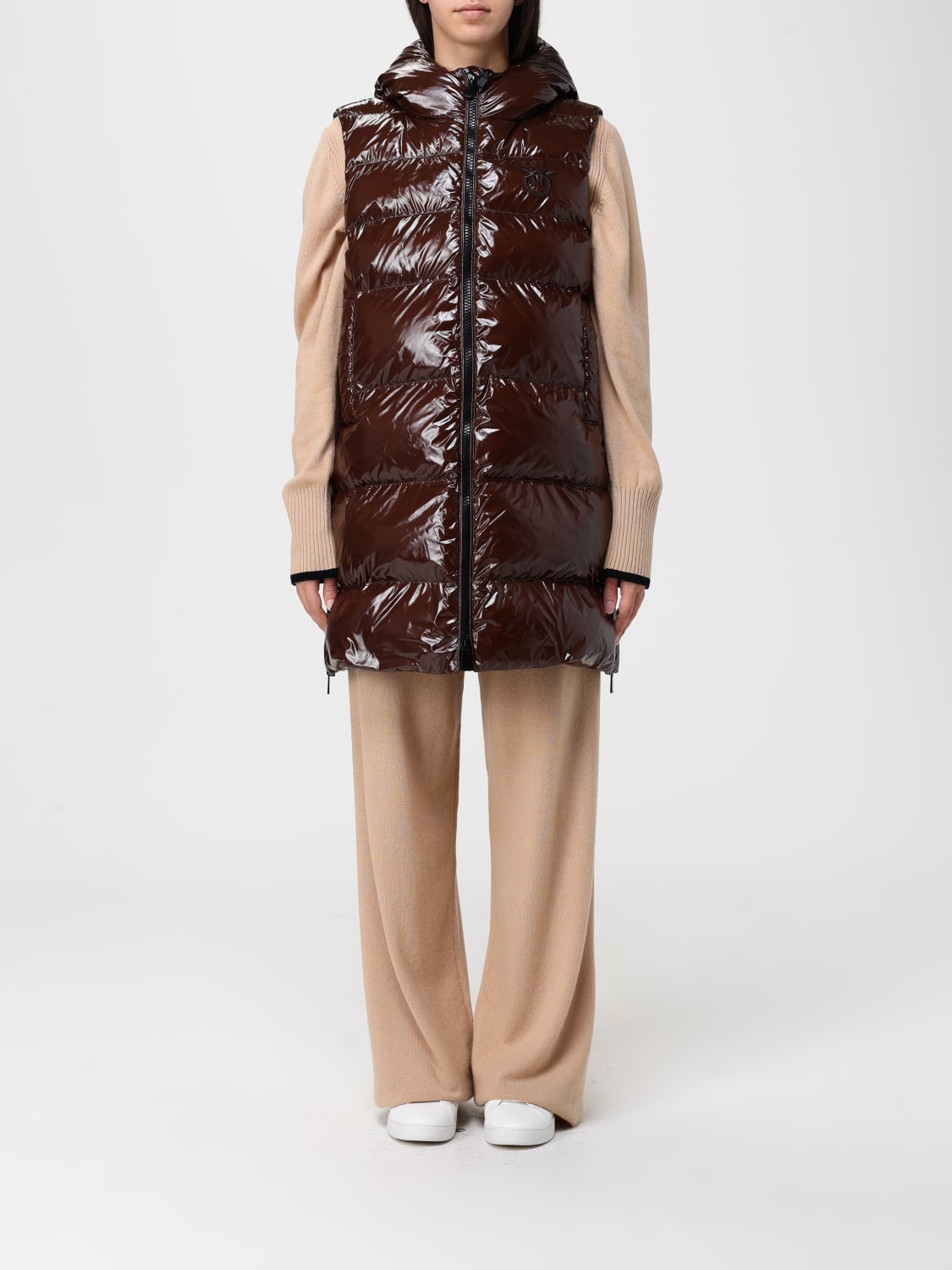 PINKO GILET: Blazer femme Pinko, Marron - Img 1