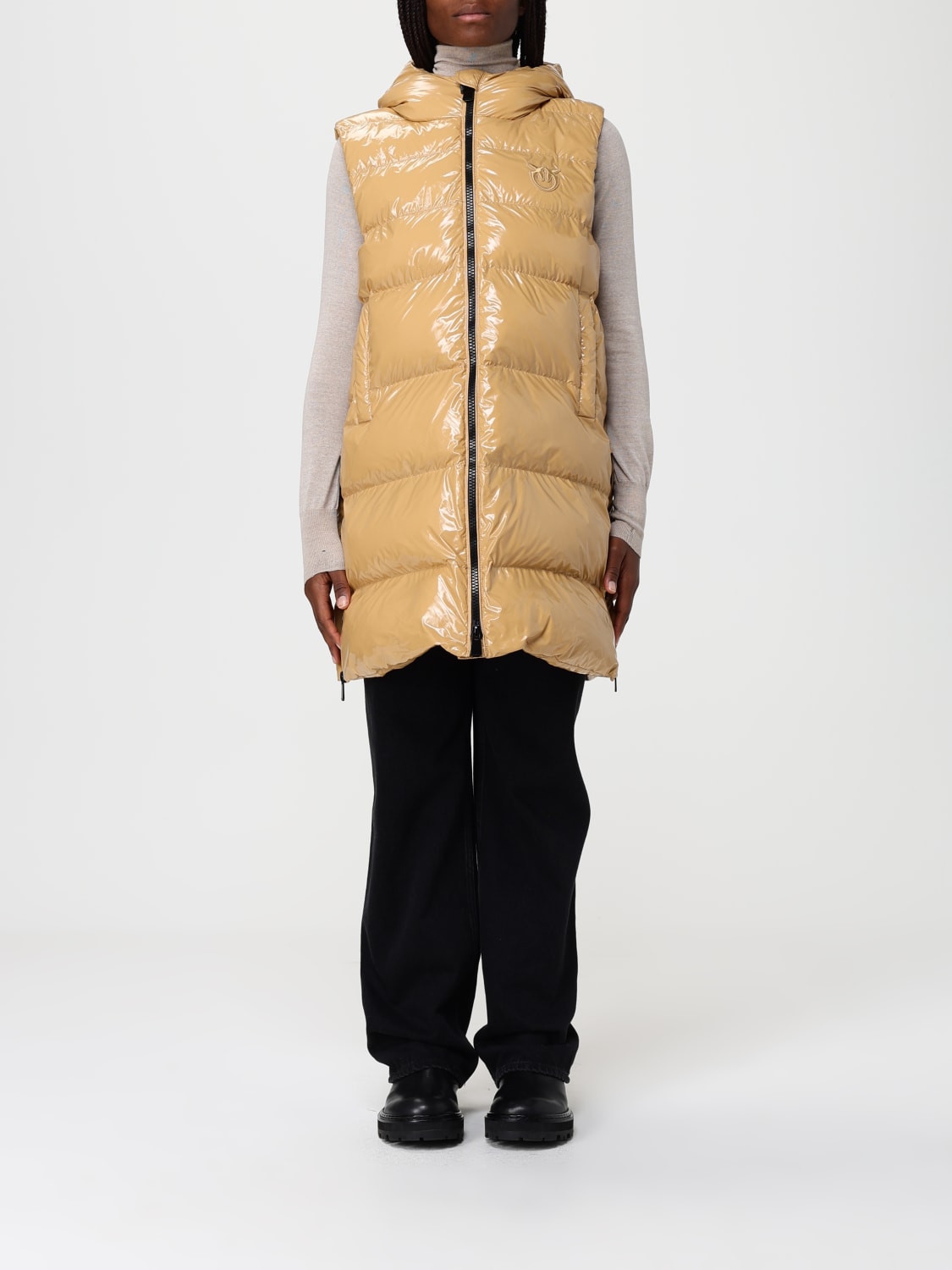 PINKO GILET: Blazer femme Pinko, Miel - Img 1