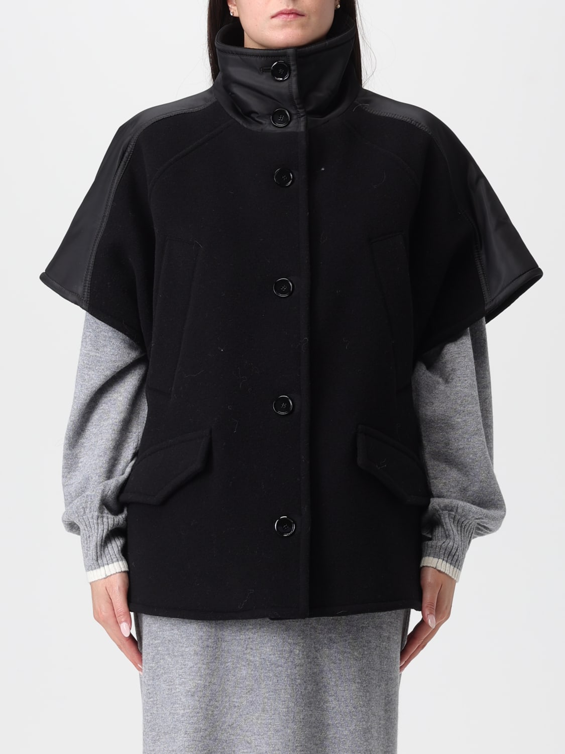 PINKO COAT: Coat woman Pinko, Black - Img 1