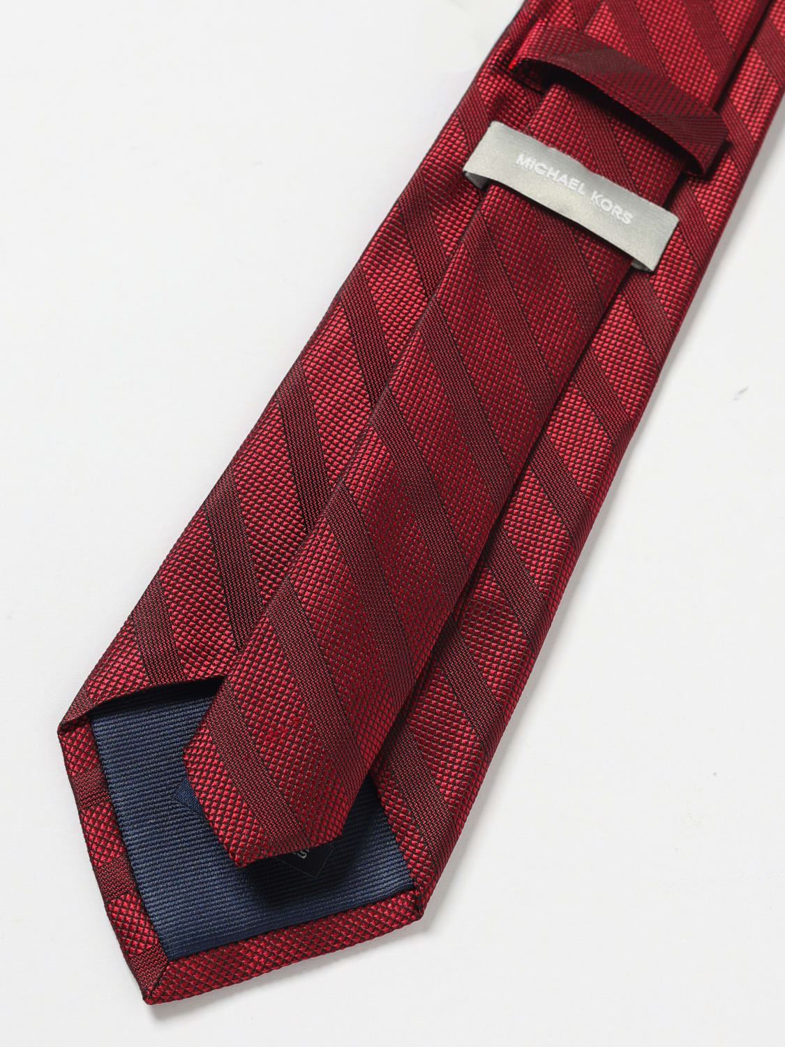 MICHAEL KORS CRAVATE: Cravate homme Michael Kors, Rouge - Img 2