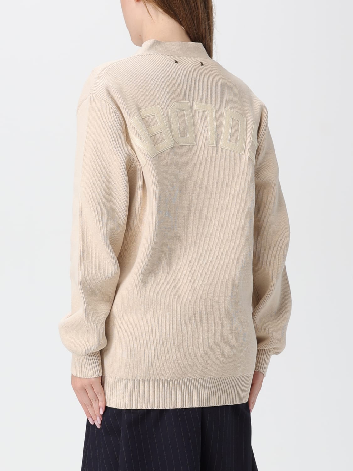 GOLDEN GOOSE SWEATER: Cardigan woman Golden Goose, Beige - Img 3