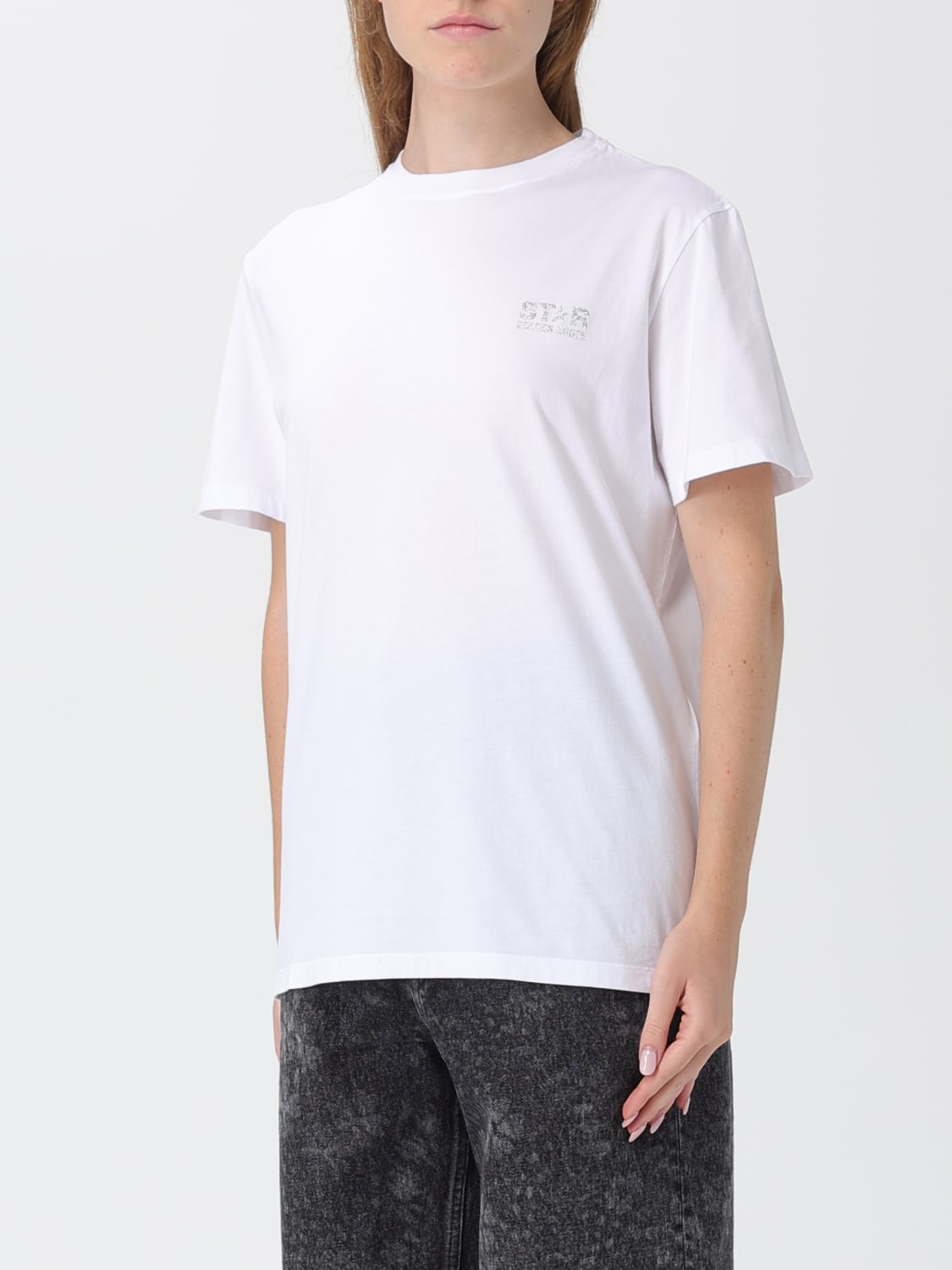 GOLDEN GOOSE T-SHIRT: T-shirt femme Golden Goose, Blanc - Img 3