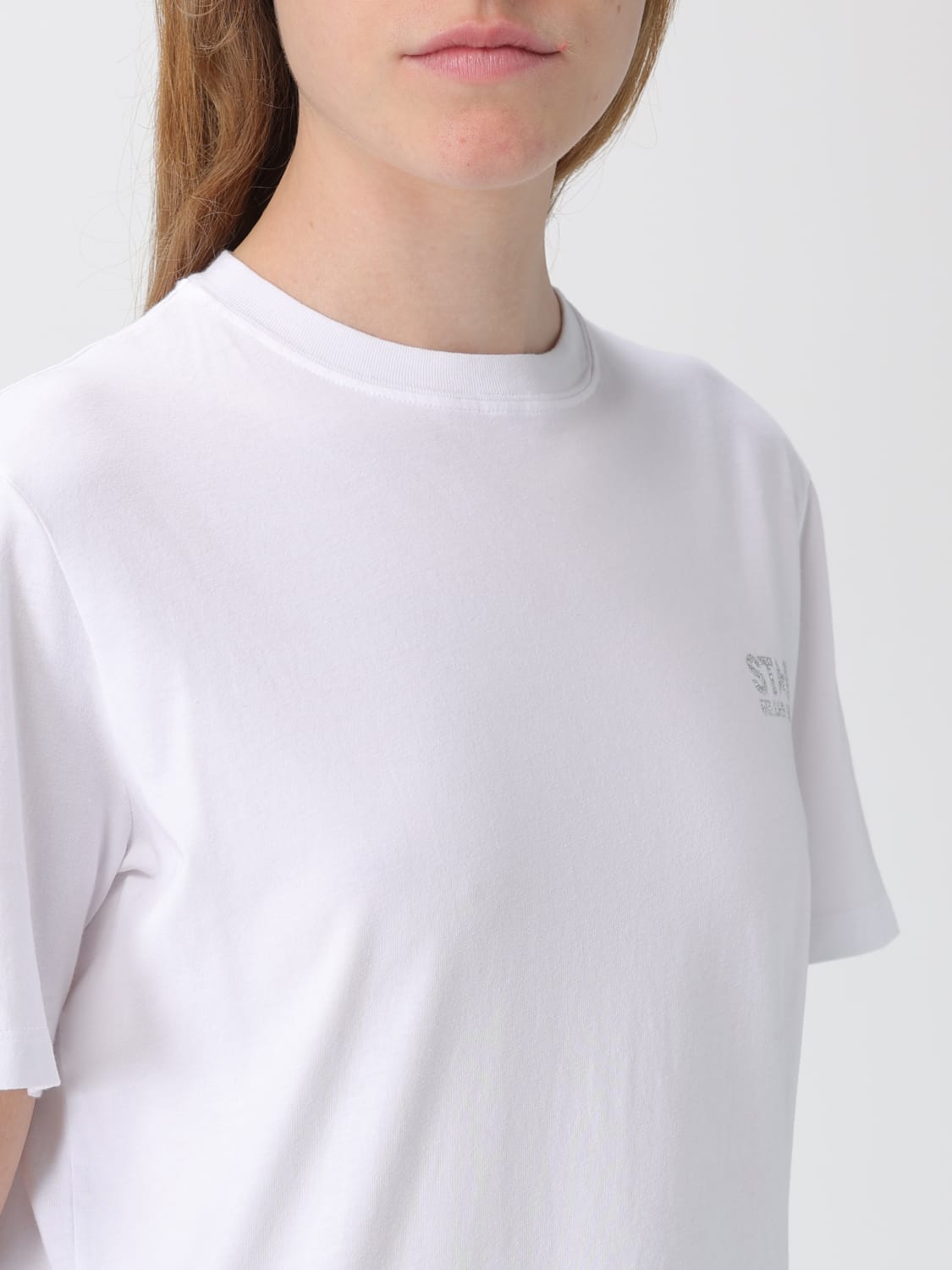 GOLDEN GOOSE T-SHIRT: T-shirt femme Golden Goose, Blanc - Img 4