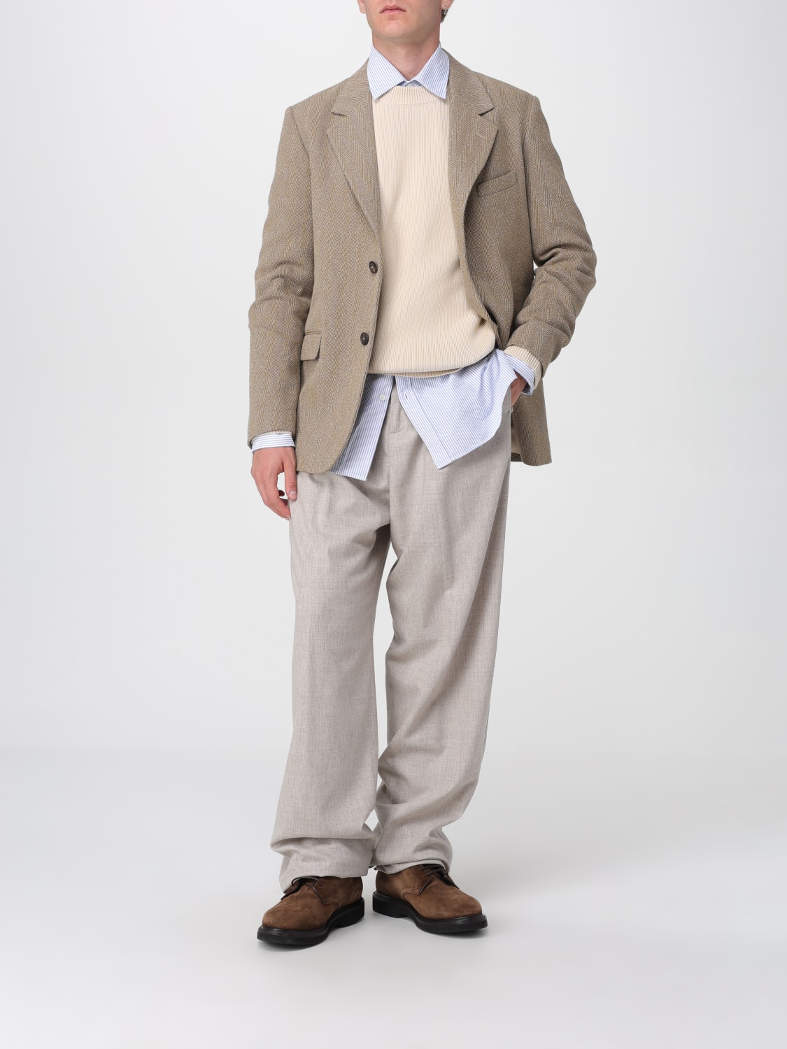 GOLDEN GOOSE SWEATER: Sweater men Golden Goose, Beige - Img 2