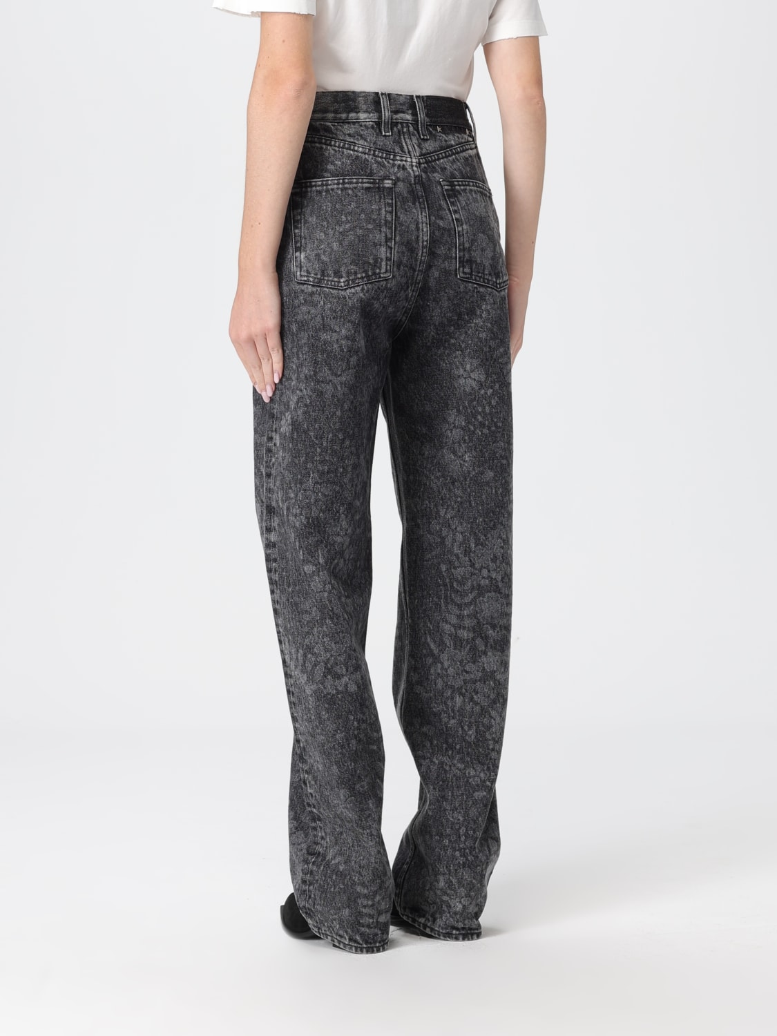 GOLDEN GOOSE VAQUEROS: Vaquero mujer Golden Goose, Negro - Img 3