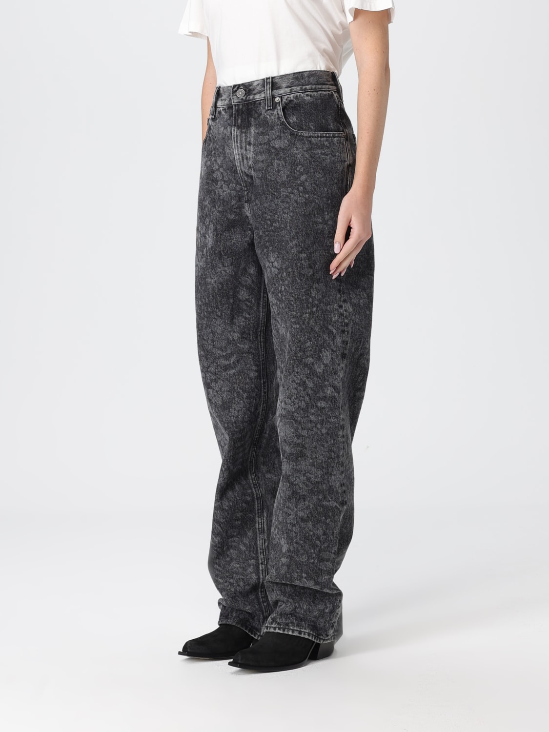 GOLDEN GOOSE VAQUEROS: Vaquero mujer Golden Goose, Negro - Img 4