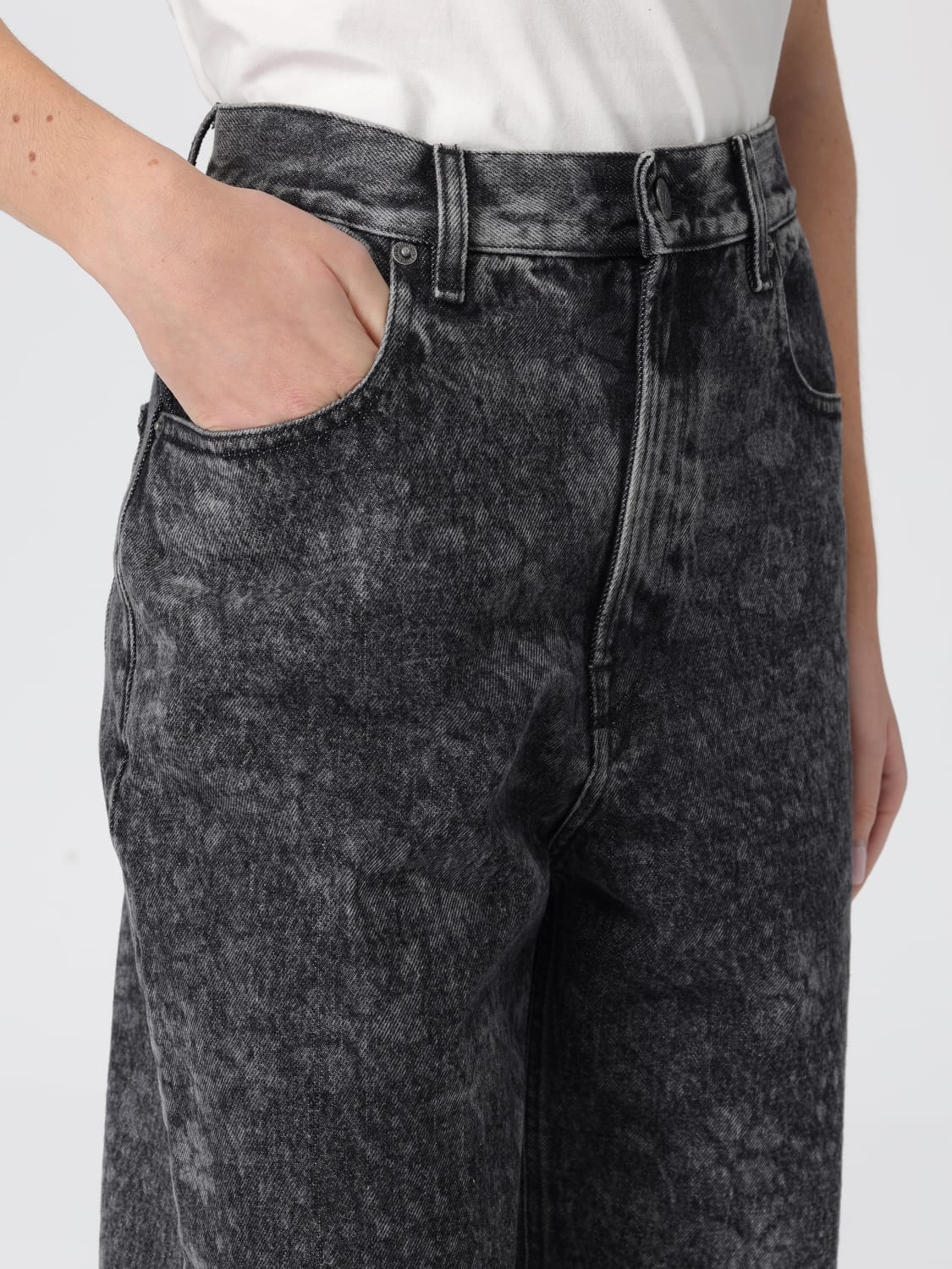 GOLDEN GOOSE VAQUEROS: Vaquero mujer Golden Goose, Negro - Img 5