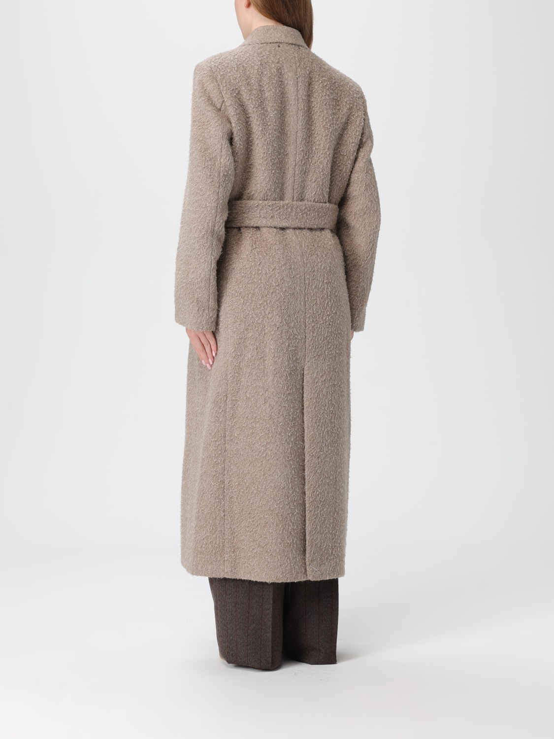 GOLDEN GOOSE COAT: Coat woman Golden Goose, Grey - Img 3