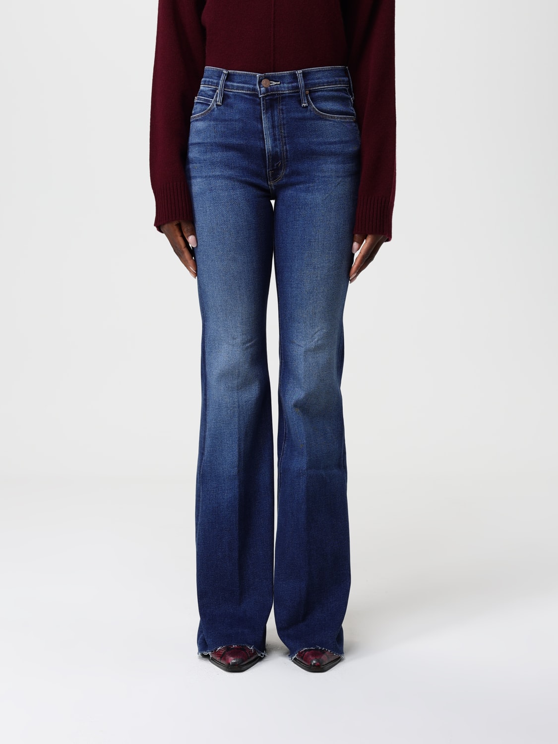 MOTHER JEANS: Jeans woman Mother, Blue - Img 1